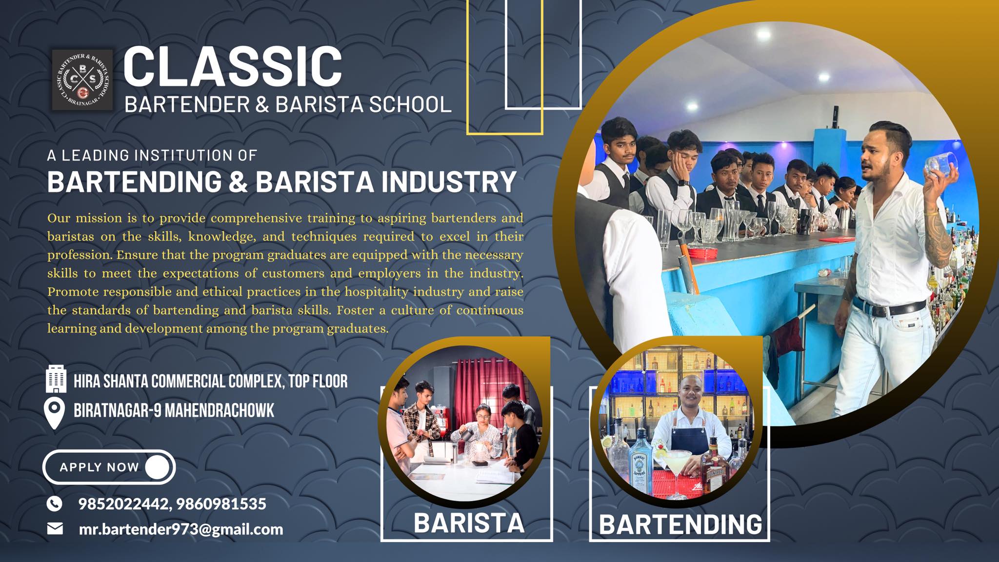Classic Bartender & Barista School